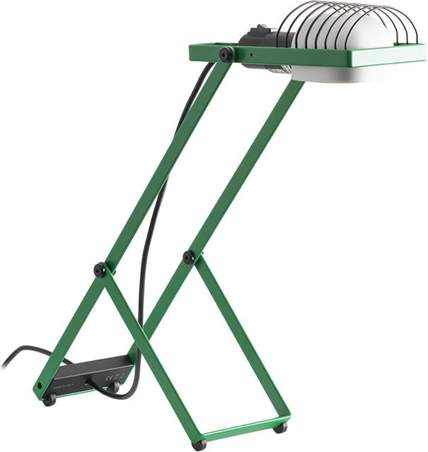 Artemide Sintesi Schreibtischleuchte in Grün mit höhenverstellbarem Aluminium-Design - Bild 1