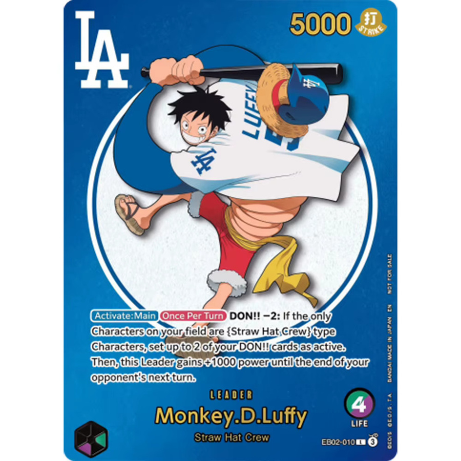 Bandai One Piece Sammelkarten Monkey D. Luffy, Spiel-Anime-Karten - Bild 3