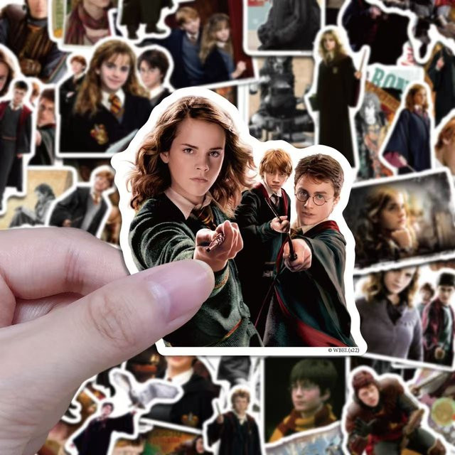 Warner Bros. Harry Potter Wasserfeste Aufkleber, 50-teiliges Set, multicolour - Bild 1