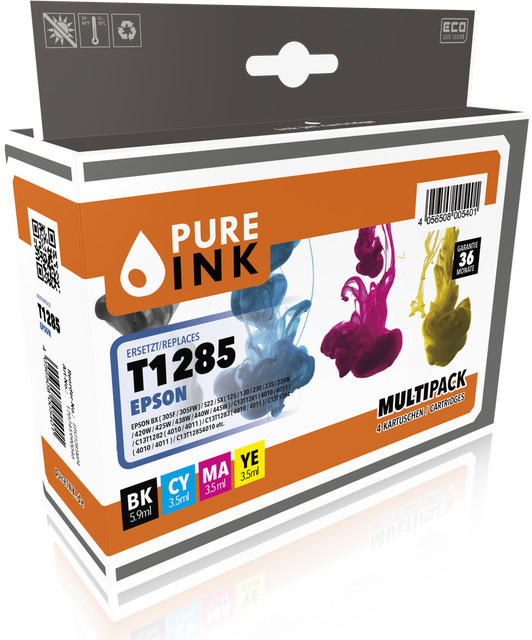 Epson EPT1285MP4 CMYK Druckerpatrone Multicolor - Bild 1