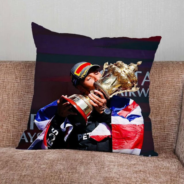 JMG Clothing Kissenbezug Lewis Hamilton Racing Design, Mehrfarbig, B/H: 40 x 40 cm - Bild 1