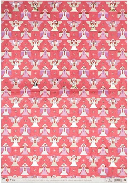 Rico Design Paper Poetry Paper Patch Papier Engel in Rot, 30 x 42 cm - Bild 1
