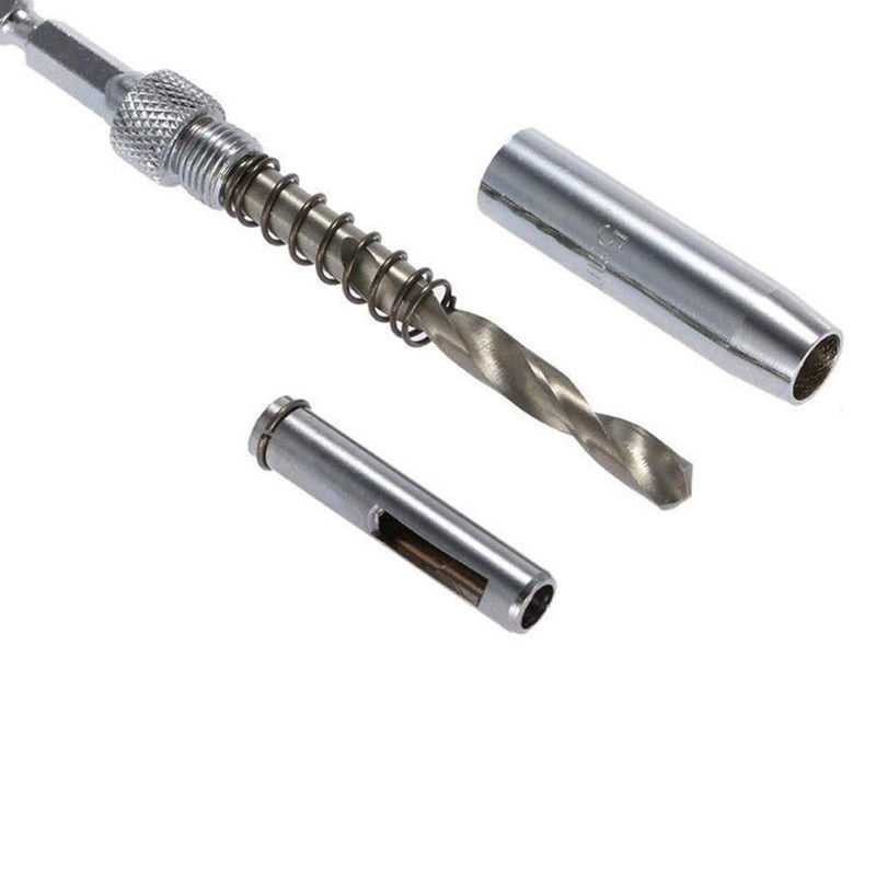 Kkmoon 16-teiliges selbstzentrierendes Bohrer-Set aus Edelstahl in Silber mit Sechskantschlüssel für Holzbearbeitung und Scharniere - Bild 2