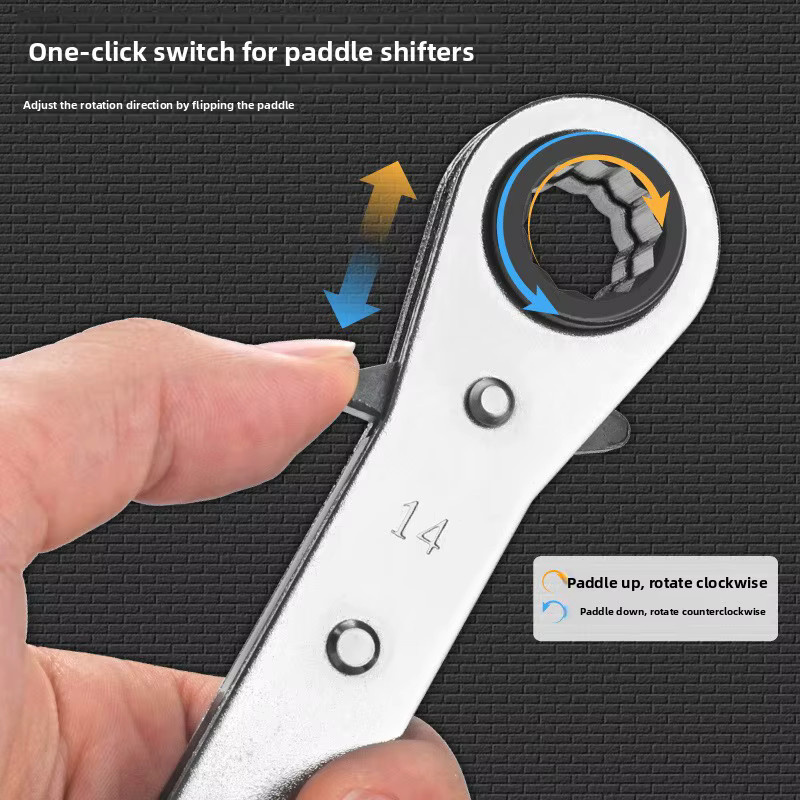 Hi-Spec 4-in-1 Ratschenschlüssel Set, verstellbarer Teleskopschlüssel in Silber - Bild 2