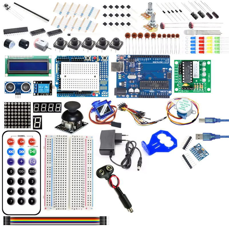 Elego UNO Project Starterkit mit Arduino UNO R3, Mega2560, Nano, Netzteil und Schrittmotor inklusive Tutorial - Bild 2