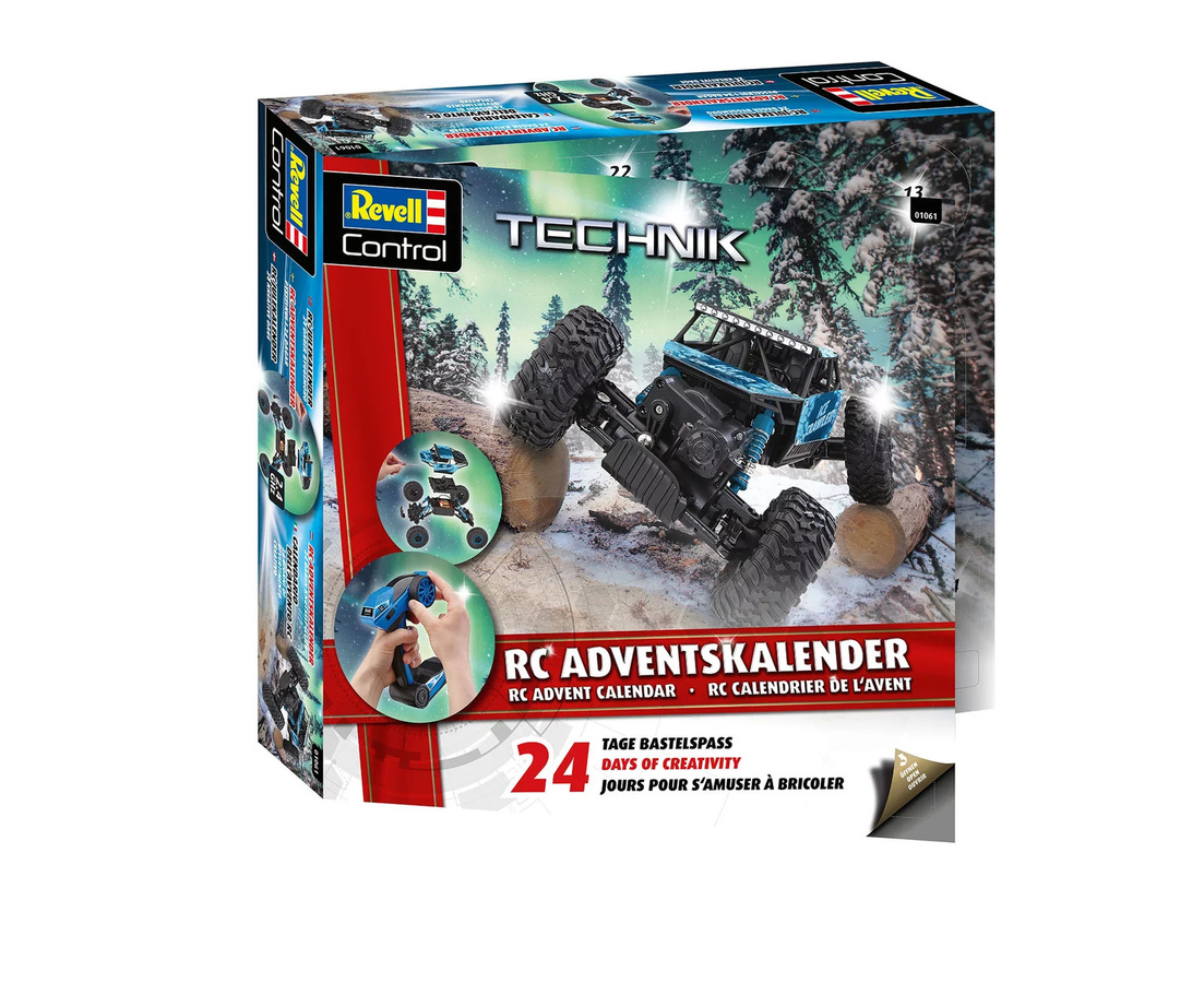 Revell Advent Calendar RC Crawler, Fahrzeuge, 1:18, ab 8 Jahre - Bild 4