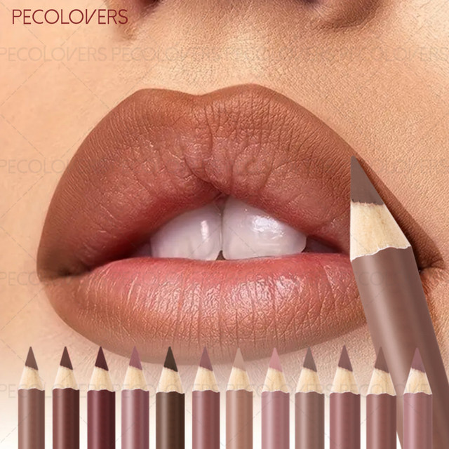 PECOLOVERS Lipliner-Stift, matt, Rotbrauntöne, Unisex - Bild 1