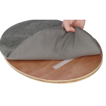 Kerbl Pet Wandkratzbaum Dolomit Tofana in Grau mit Höhle und integriertem Spielzeug aus Sisal und Holz - Bild 1