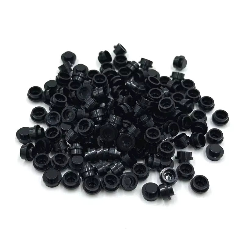 Wishiot Mini Bricks 1x1 Dot Bausteine Zubehör Set in Schwarz, 500 Stück für DIY MOC Konstruktionen - Bild 2