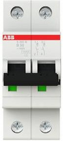 ABB S202M-B50 Leitungsschutzschalter 50A 400V Grau - Bild 1