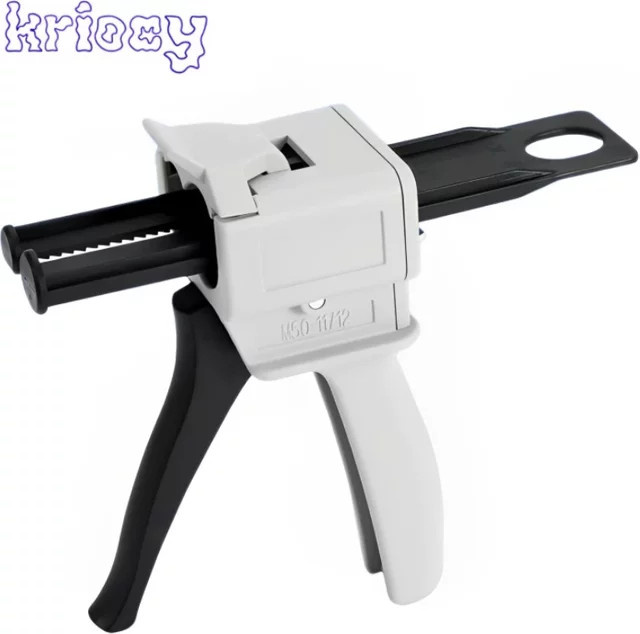 KRIOCY Manueller Epoxidkleber-Spender für 50 ml Kartuschen in Weiß - Bild 1