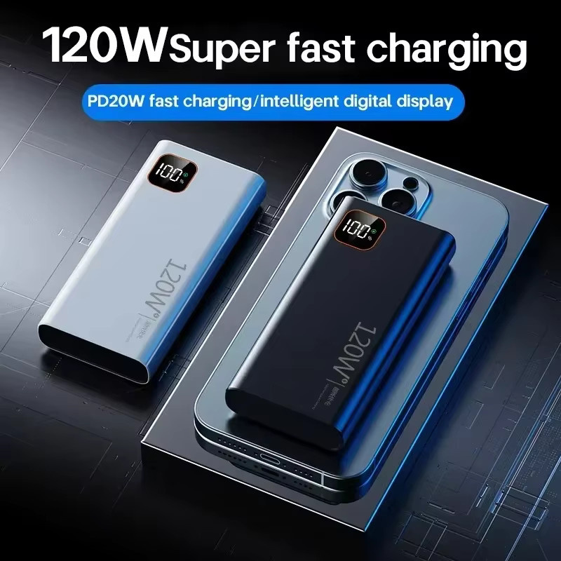 Lenovo Powerbank mit 50000 mAh Kapazität und 120 W Schnellladefunktion in Schwarz - Bild 5