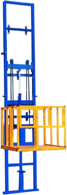 Elektrischer hydraulischer Frachtaufzug in Blau für Fabrik, Lager und Heimgebrauch - Bild 1