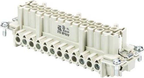 Wieland Electric Buchseneinsatz 70.400.1040.0 mit 10 Polen in Weiß, 10 Stück - Bild 1