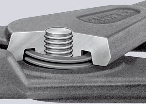 Knipex Seegeringzange 49 31 A0 in Silber mit Spitzenform für Außenringe 3-10 mm - Bild 1