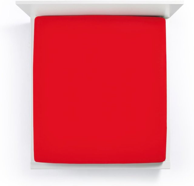 Formesse Spannbettlaken Bella Donna Jersey in Rot - Bild 1
