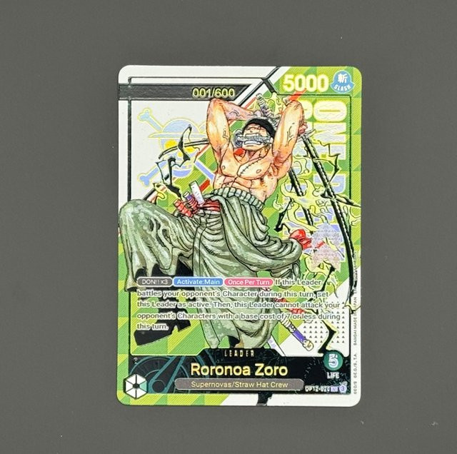 One Piece Bandai Zoro Leader-Karte, Grün, Englisch - Bild 1