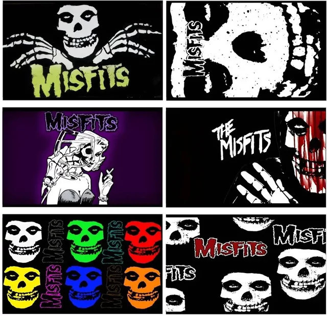 Darling Misfits Wandteppich als dekoratives Banner für Kinderzimmer und Halloween-Hintergründe, B/H: 70 x 50 cm - Bild 1