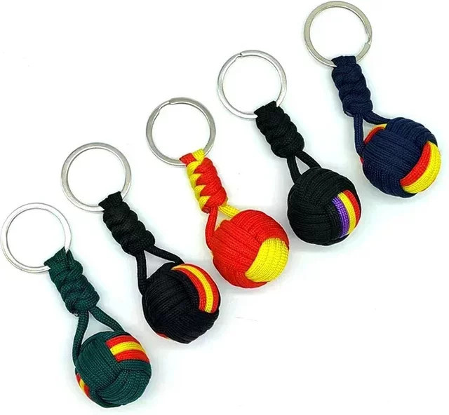QHSPE Schlüsselanhänger, gewebtes Seil, Outdoor Survival Tool - Bild 1