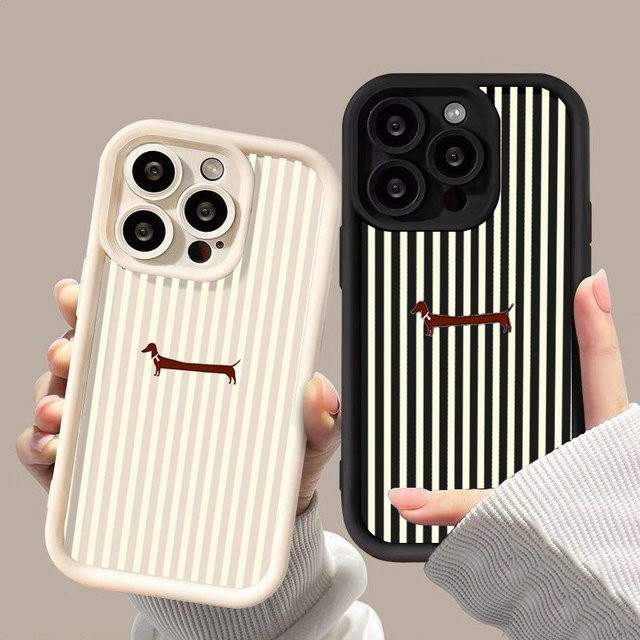 Handyhülle mit Enten-Dackel Motiv für Xiaomi Redmi Note 13 Pro 14 Pro Plus 5G 12 11 10 11s 10s 14C 13C 4G in Weiß - Bild 1