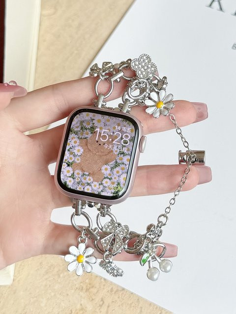 TINUORA Uhrenarmband Edelstahl, Silber, Damen - Bild 1