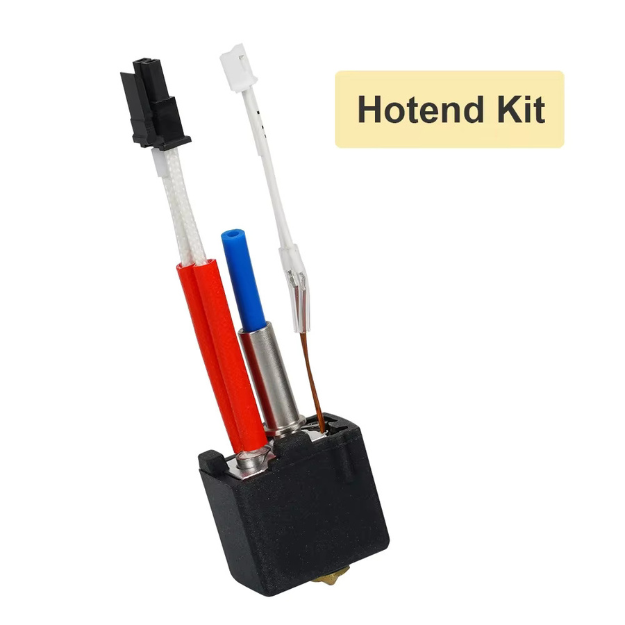 Anycubic Upgrade Hotend Kit 24V 60W für Kobra 2 Plus, 2 Max, 2 Neo und 2 Pro 3D Drucker mit Messing-Hartstahl Vulkan Düsen in 0,2 mm und 0,4 mm, Schwarz - Bild 3