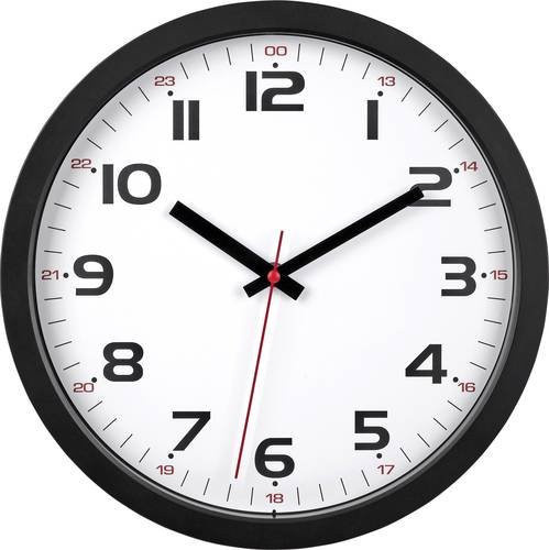 TFA Dostmann Quarz Wanduhr Schwarz Analog Silent Minimalist B/H/T: 3,05 x 3,05 x 0,38 cm - Bild 1