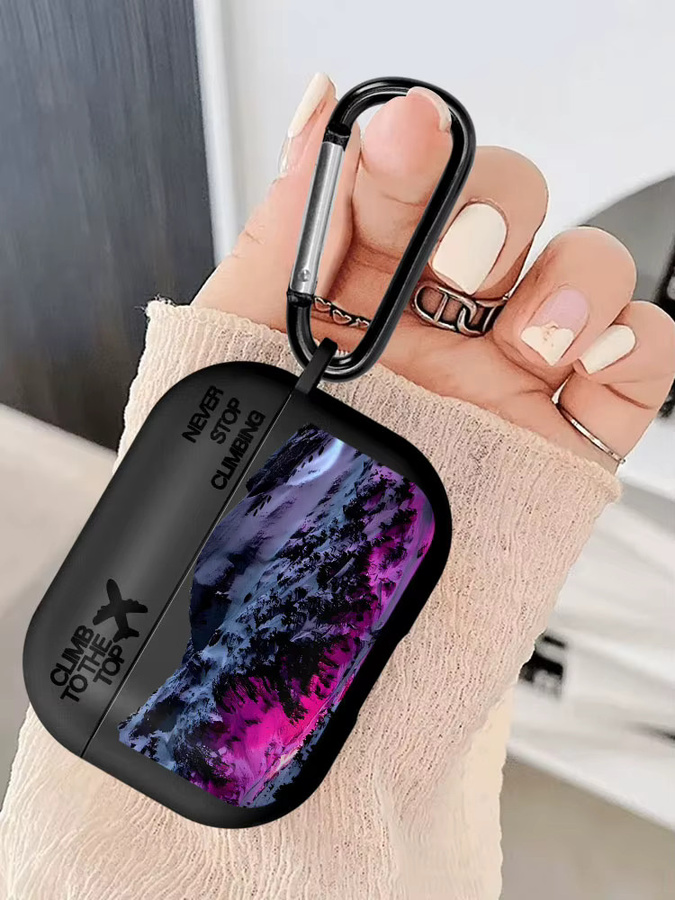 Snow Mountain Airplane Case Schutzhülle für Apple AirPods Pro, Pro 2, Pro 3, AirPods 3, 2 und 4 - Bild 7