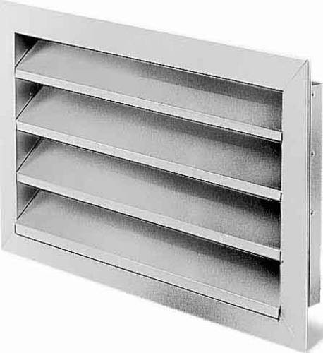 Helios Abluftgitter WSG 50/25 aus Aluminium in Silber - Bild 1