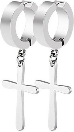 Ohrclip-Set Edelstahl, Silber, Unisex - Bild 1