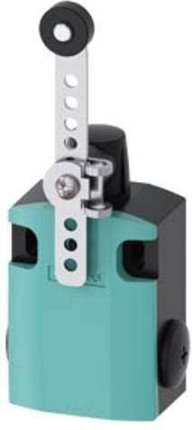 Siemens 3SE5122-0CH60 Positionsschalter mit Schwenkhebel aus Metall, Kunststoffrolle und Schutzart IP66/IP67 in Türkis - Bild 1
