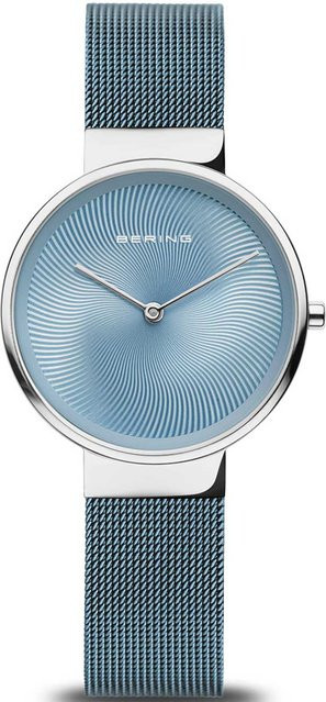 Bering Damenuhr, Quarz, Edelstahl, Blau, 31 mm, 3 ATM - Bild 1