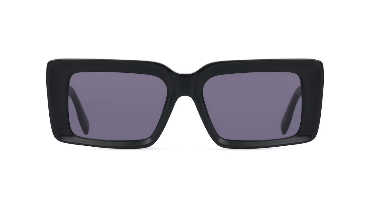 Karl Lagerfeld KL6180S Sonnenbrille, Vollrand, Quadratisch, Acetat, Unisex, schwarz - Bild 1