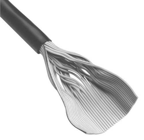 3M 3759/10 100 SF Flachbandkabel Schwarz mit 1.27mm Rastermaß und 0.08mm² Querschnitt als Meterware - Bild 1