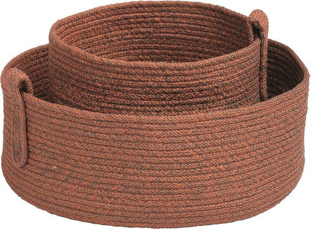 Stern Korb-Set 2-teilig aus Synthetikfaser in Koralle mit Ø 20 x 13 cm und Ø 30 x 10 cm - Bild 1