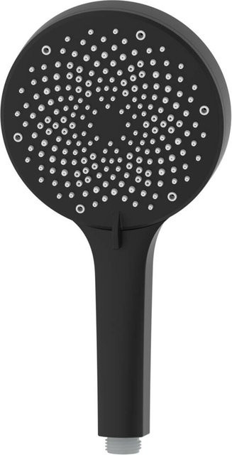 Eisl Handbrause Stilo Rund in Matt Schwarz Durchmesser: 13 cm - Bild 1