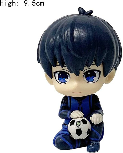 Yiran toy 1 Blue Lock Nagi Seishiro Isagi Yoichi Figur Sitzende Pose 10cm - Bild 1