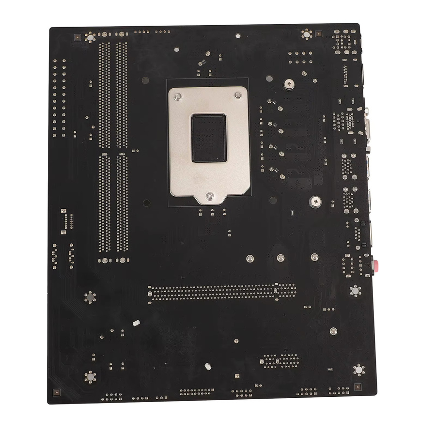 VBESTLIFE Z490 GAMING PLUS Gaming Motherboard für LGA 1200, Dual DDR4, M.2 NVMe Slot, 1000Mbps LAN, USB 3.2 Gen1, Schwarz - Bild 3