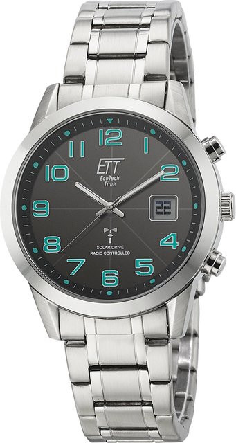 ETT Eco Tech Time Armbanduhr, Solar, Edelstahl, 41 mm, Herren - Bild 1