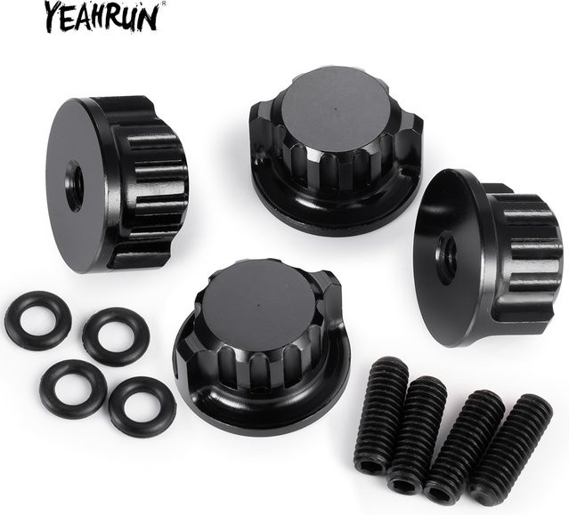 YEAHRUN 4-teiliges Set Aluminium Legierung Körper Montieren Rändelschraube Muttern - Bild 1