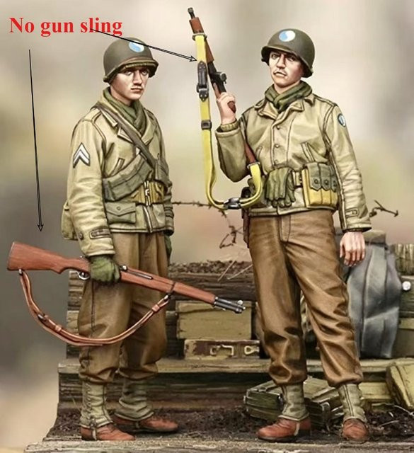 BAANFU US 29. Infanteriedivision Set, Resin-Bausatz, 2-teiliges Set - Bild 1