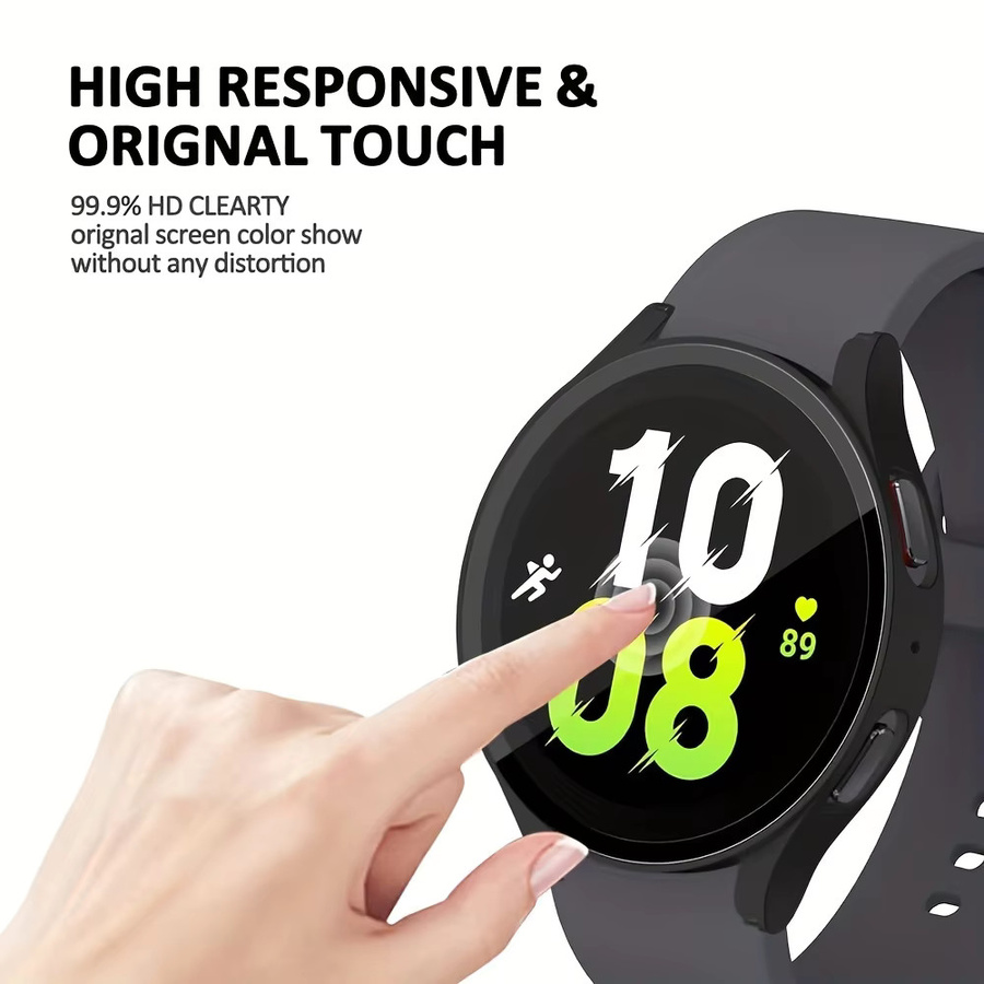 samusak Uhrengehäuse + Glas für Samsung Galaxy Watch Serie 4 5 6 7, 40/44 mm - Bild 6