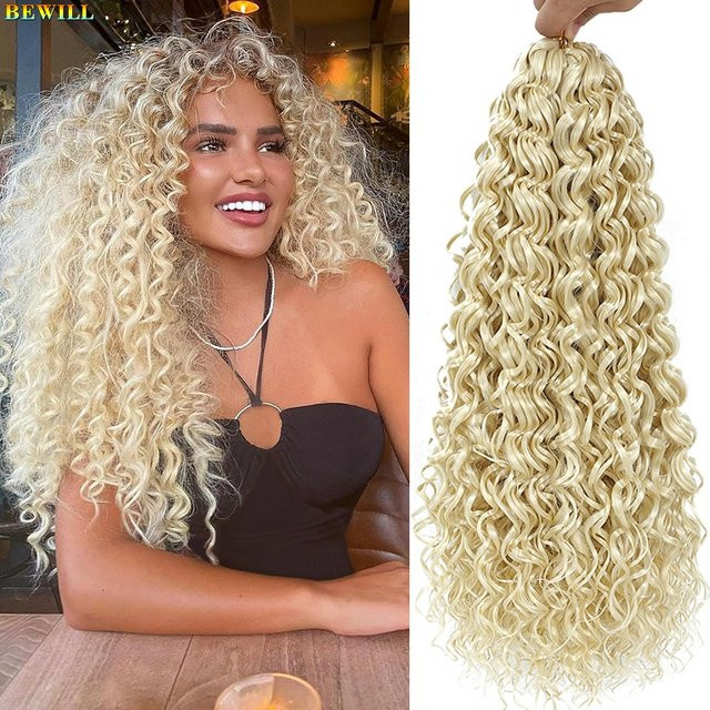 Bewill GoGo Curl Häkelhaar, Blond, Lockig, Synthetisch - Bild 1