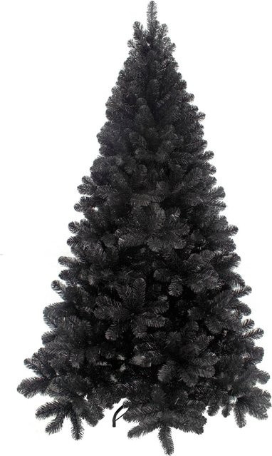 Triumph Tree Weihnachtsbaum Tuscan in Schwarz, Höhe: 155 cm, Durchmesser: 99 cm - Bild 1