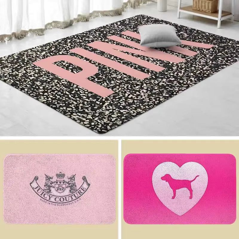 VIKAMA Moderner Luxusteppich in Multicolour, abstrakter Samt-Bodenmatte, rutschfest, B/T: 60 x 40 cm - Bild 2