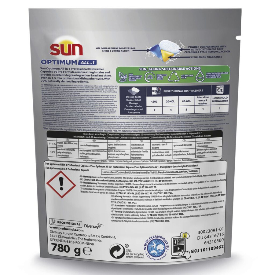 SUN Spülmaschinentabs Optimum All in 1 Professional multicolour - Bild 2