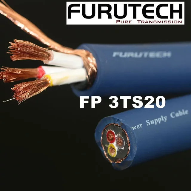 Furutech FP-3TS20 OCC Blue Ribbon HiFi-Stromkabel in Blau - Bild 1