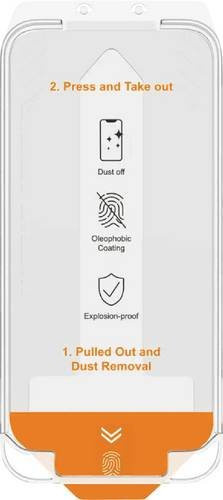 4Smarts Second Glass Service Kit mit Anti Dust Displayschutzglas für Apple iPhone 13, iPhone 13 Pro, iPhone 14 und iPhone 16e, transparent und kratzfest - Bild 1