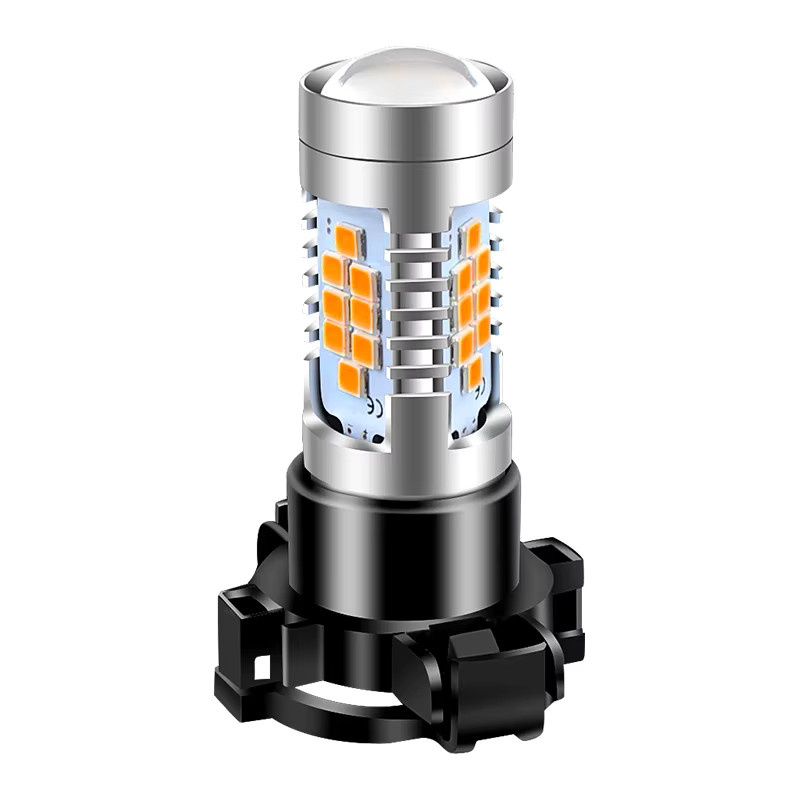 APMATAUTO 2er-Set LED Blinkerlampen PY24W PH24WY 5200s Canbus Fehlerfrei 6W 30SMD 12V - Bild 6
