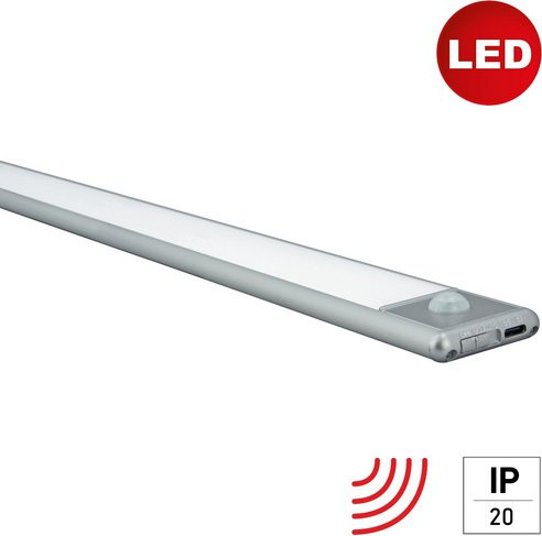 E2 LED-Lichtleiste CELL mit Bewegungssensor, 2 W, 200 lm, grau, aufladbar - Bild 1